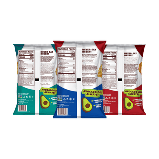 Variety Pack Kettle Chips in Avocado Oil 5oz (Pack of 8)