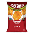 Barbecue Kettle Cooked Potato Chips cooked in avocado oil. Gluten free, non-gmo, crunchy potato chips, better-for-you snacking.