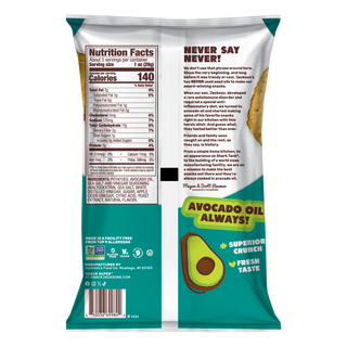 Sea Salt & Vinegar Kettle Cooked Potato Chips cooked in avocado oil. Gluten free, non-gmo, crunchy potato chips, better-for-you snacking. Tangy salt and vinegar chips.