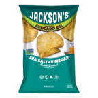 Sea Salt & Vinegar Kettle Cooked Potato Chips cooked in avocado oil. Gluten free, non-gmo, crunchy potato chips, better-for-you snacking. Tangy chips.