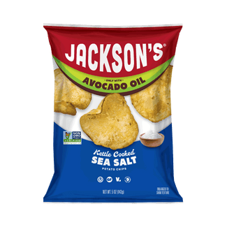 Sea Salt Classic Kettle Chips in Avocado Oil 5oz (Pack of 8)