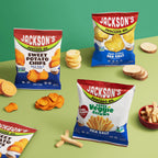 Jackson's Sea Salt Variety Pack Snack size Cooked in Avocado Oil, Made with real food ingredients, and seasoning.