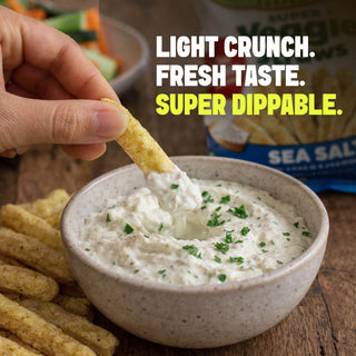 Light Crunch, Fresh Taste, Super Dippable