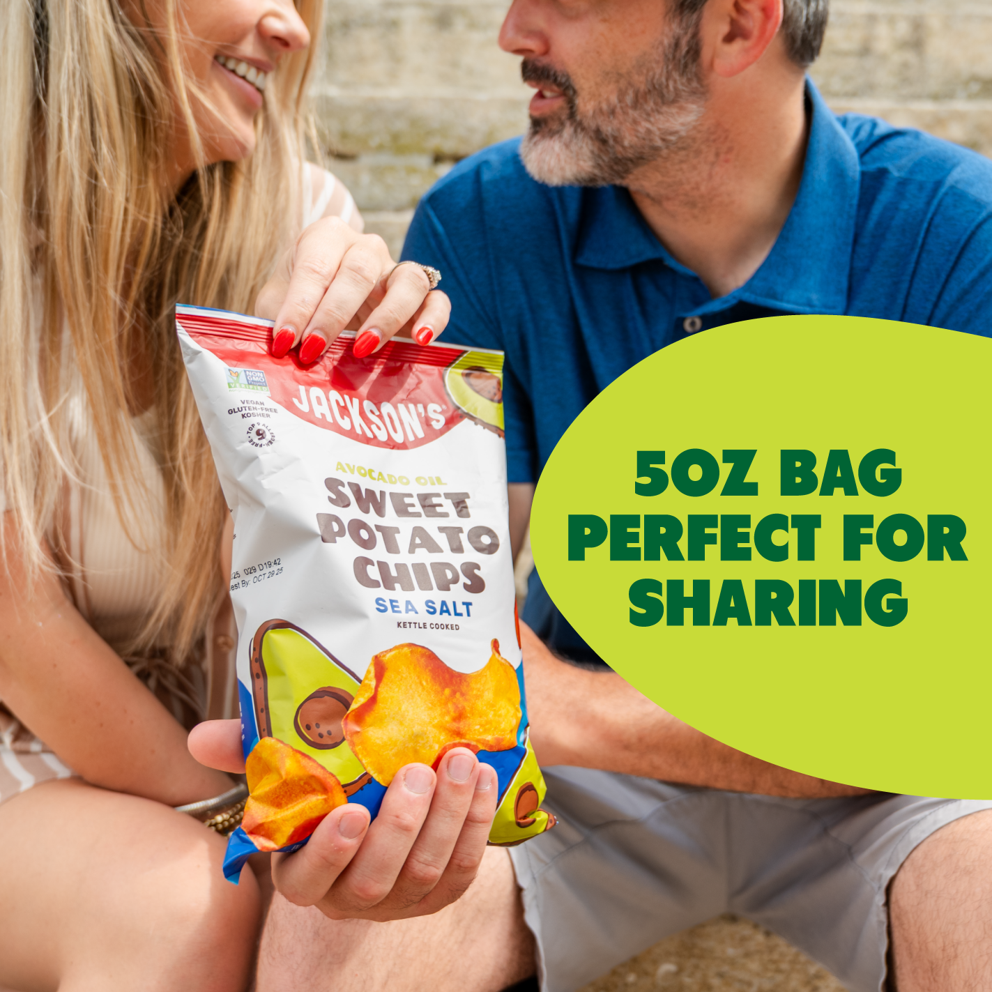Sea Salt Sweet Potato Chips in Avocado Oil 5oz (Pack of 8)