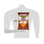 Size for scale of a 5oz bag of Jackson's 11.5in tall