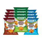 Jackson's Sweet Potato Chips in flavors Carolina Barbecue, Spicy Jalapeño, and Farmhouse Ranch, 1 oz bags