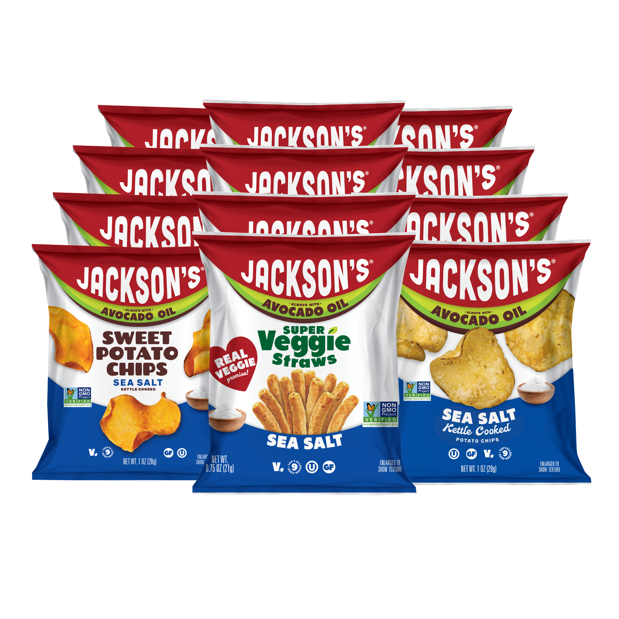 Jackson's Jackson's 30-Count Avocado Oil Variety Snack Pack — product image
