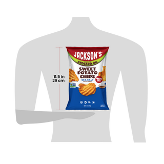 Bag of Jackson's 5oz for scale at 11.5 inches tall