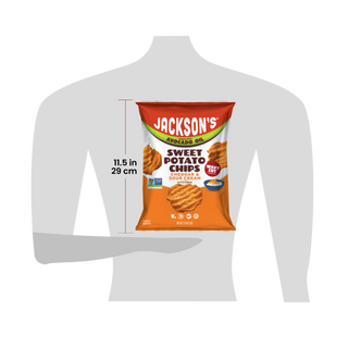 Bag of Jackson's 5oz for scale at 11.5 inches tall