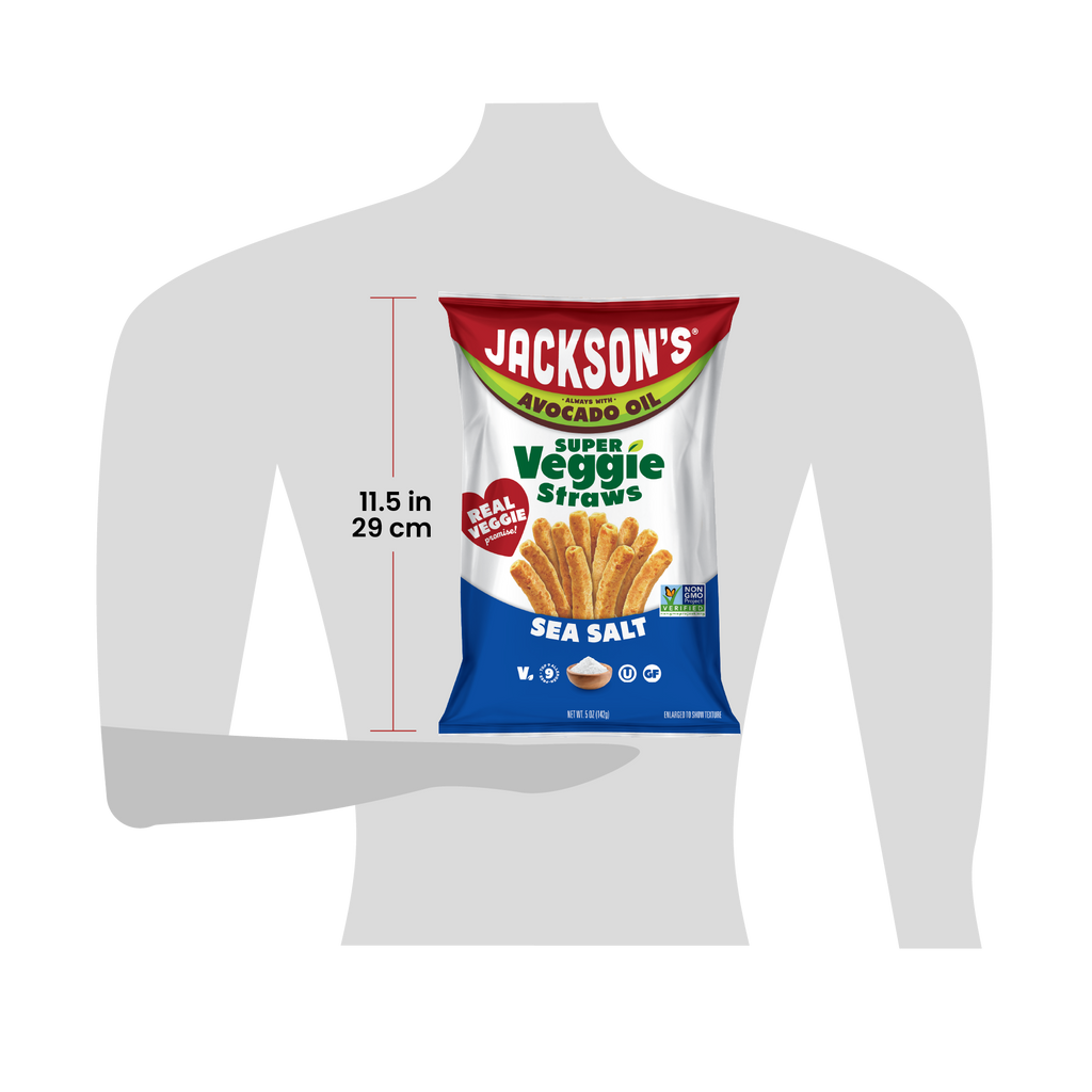 Bag of Jackson's 5oz for scale at 11.5 inches tall