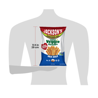 Bag of Jackson's 5oz for scale at 11.5 inches tall