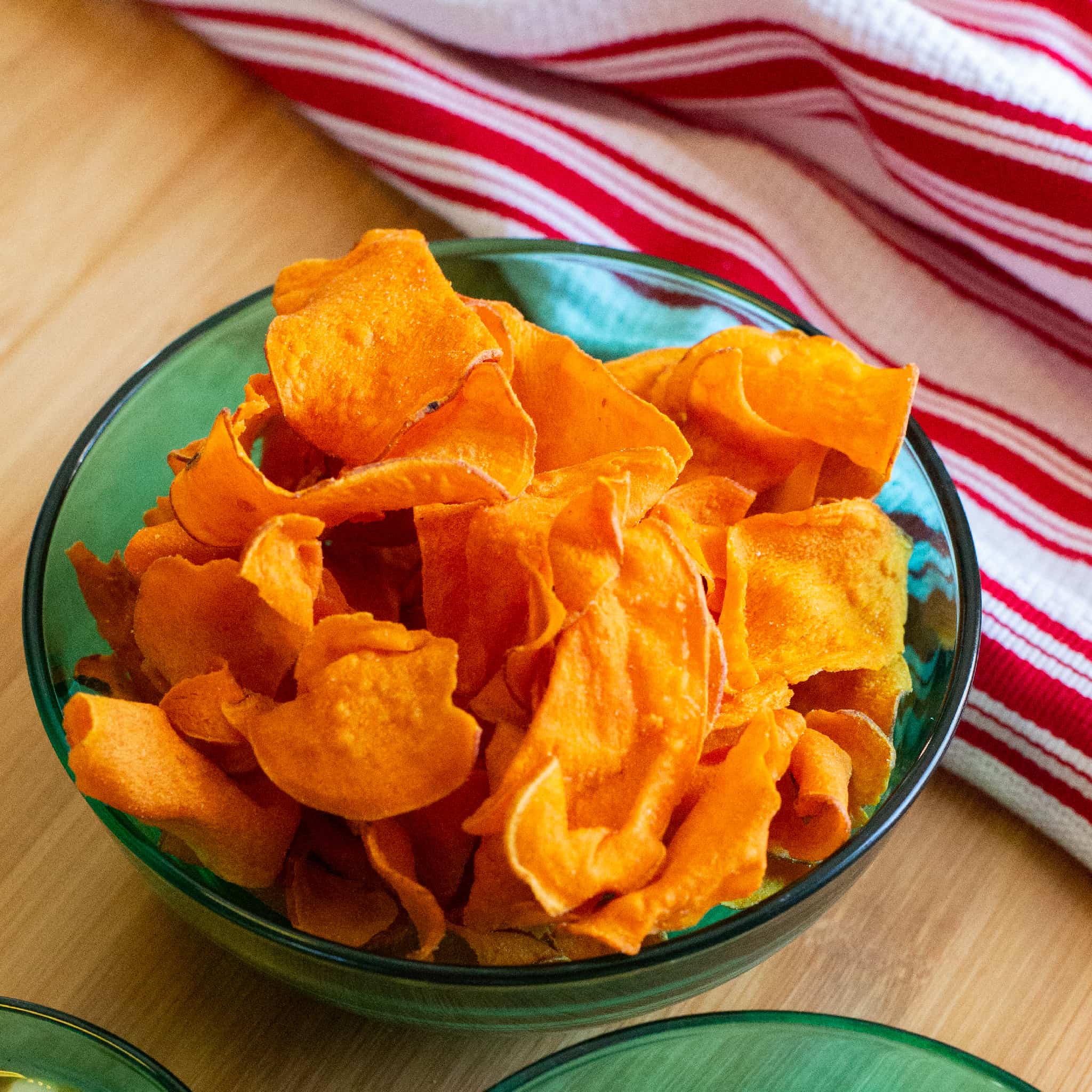 Dive into guilt-free snacking: Gluten-free, vegan Sweet Potato Chips cooked in premium avocado oil
