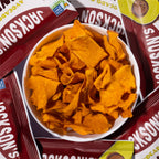 Tangy Carolina BBQ Sweet Potato Chips, gluten-free, cooked in premium avocado oil